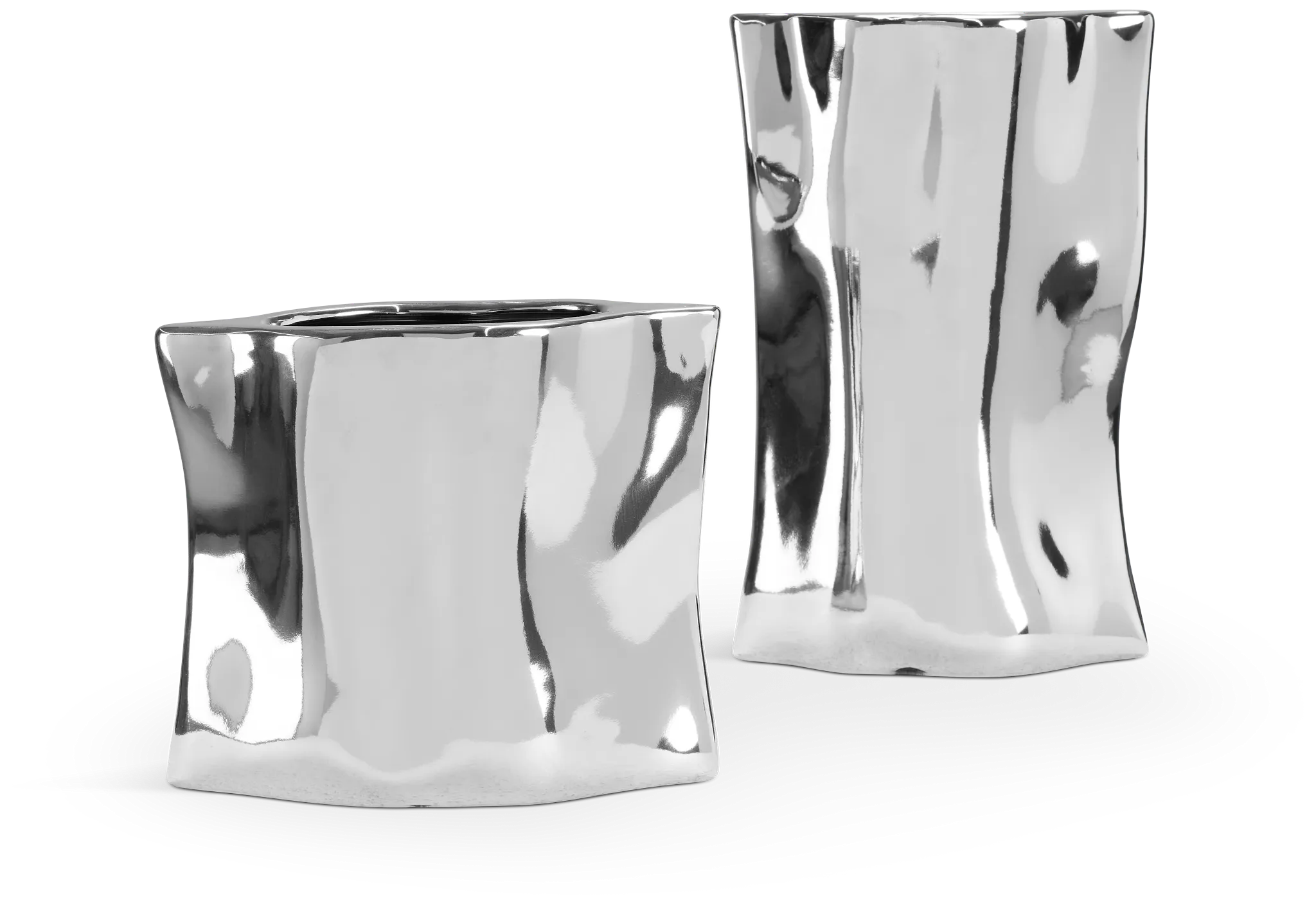 Addie Silver Small Vase