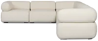 Celeste Light Beige Fabric 6-piece Modular Sectional