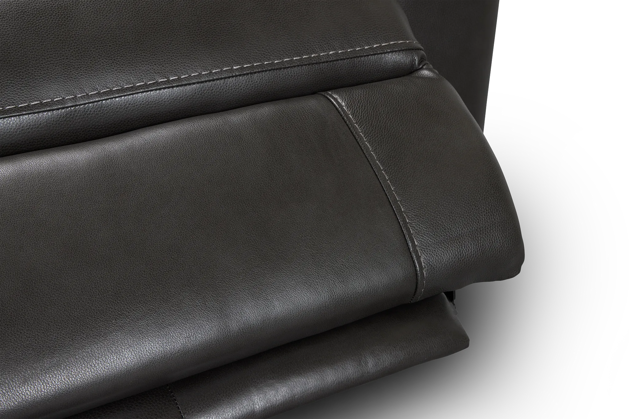 Benji Dark Gray Lthr/vinyl Power Reclining Sofa