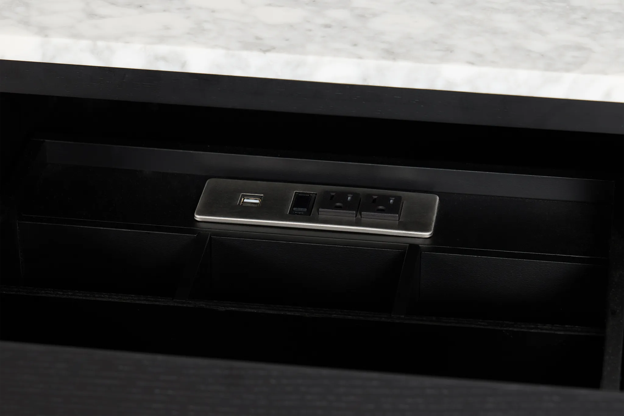 Nomad Black 72" Double Bathroom Vanity