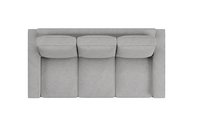 Edgewater Maguire Gray 84" Sofa W/ 3 Cushions