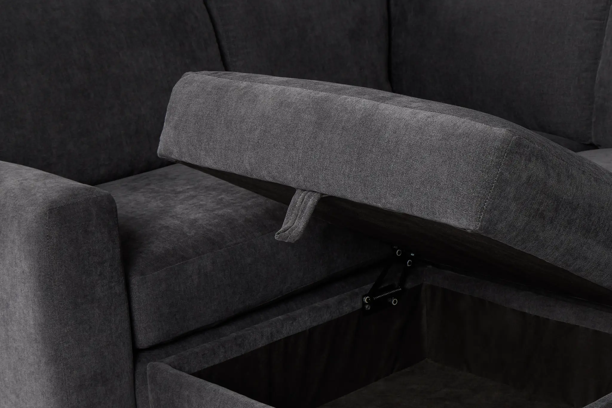 Citymod Dark Gray Fabric 8-piece Pit Sectional Citymod Dark Gray Fabric 8-piece Pit Sectional