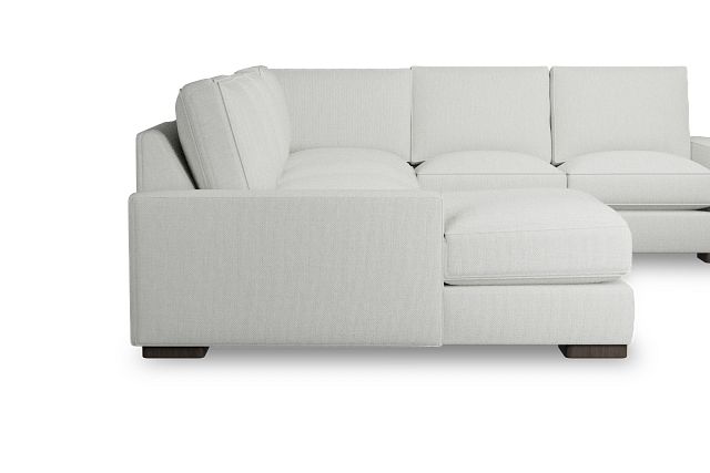 Edgewater Revenue White Medium Left Chaise Sectional