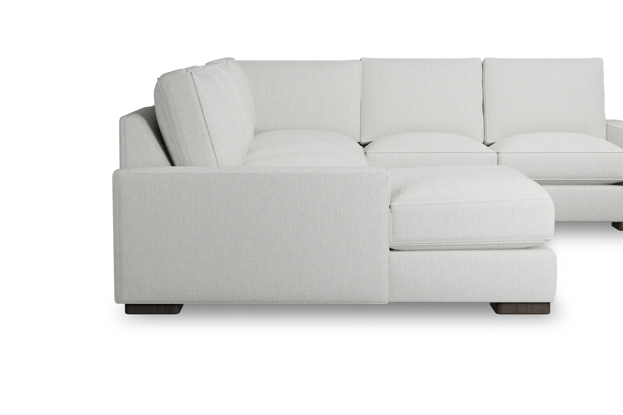 Edgewater Revenue White Medium Left Chaise Sectional