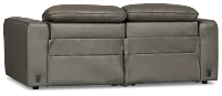 Ryland Dark Gray Lthr/vinyl Power Reclining Sofa