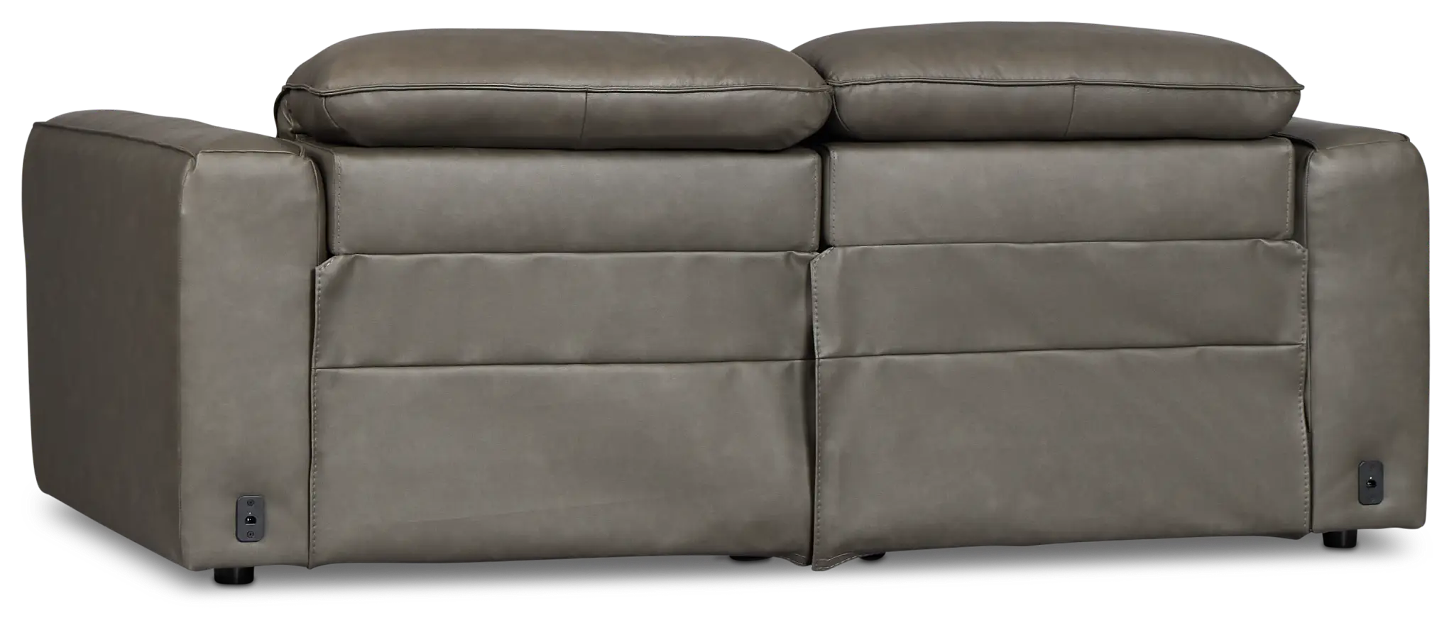 Ryland Dark Gray Lthr/vinyl Power Reclining Sofa Ryland Dark Gray Lthr/vinyl Power Reclining Sofa