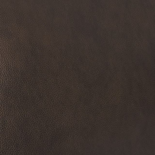Carson Dark Brown Leather Medium Left Chaise Memory Foam Sleeper Sectional