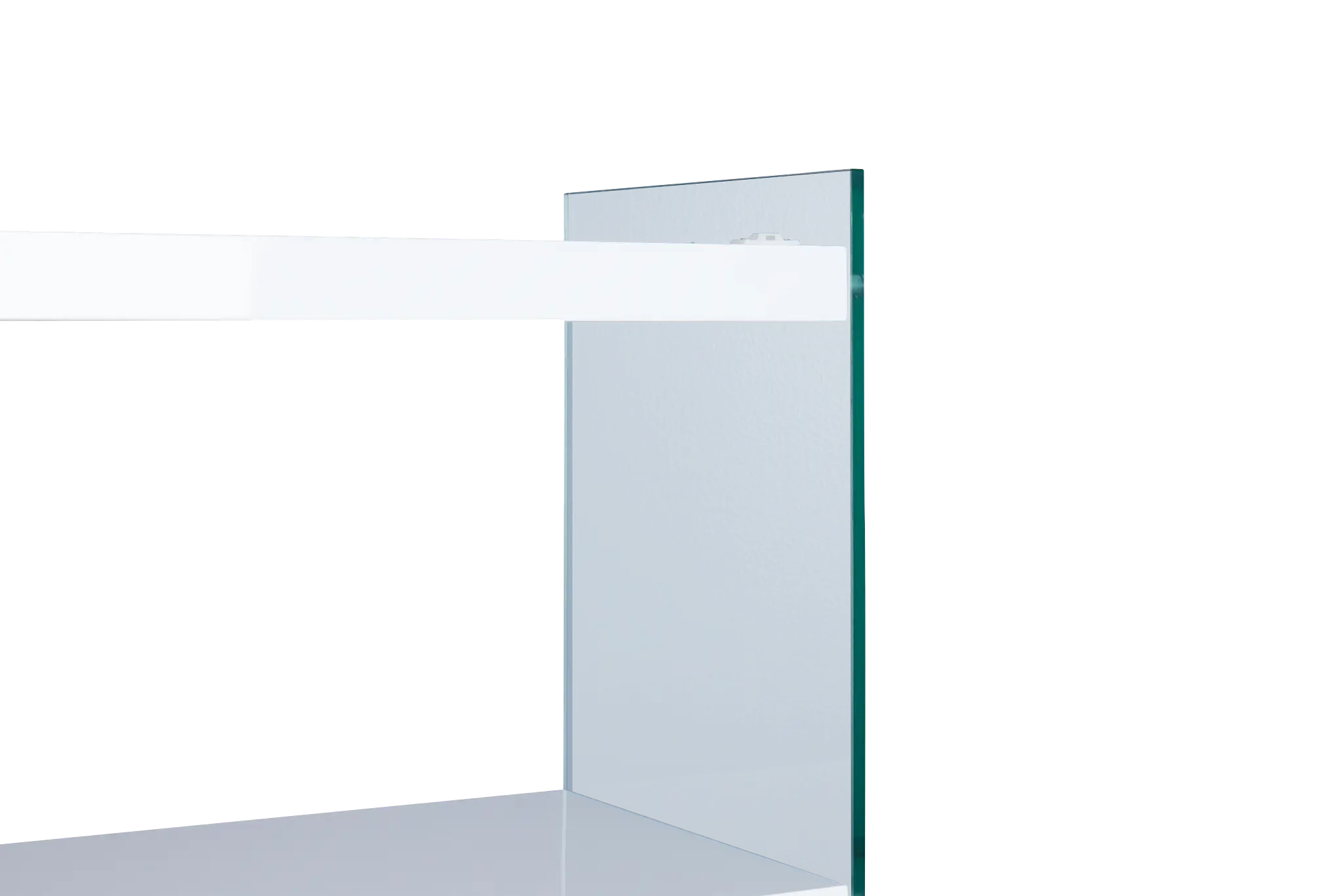 Olympia White Glass Bookcase Olympia White Glass Bookcase