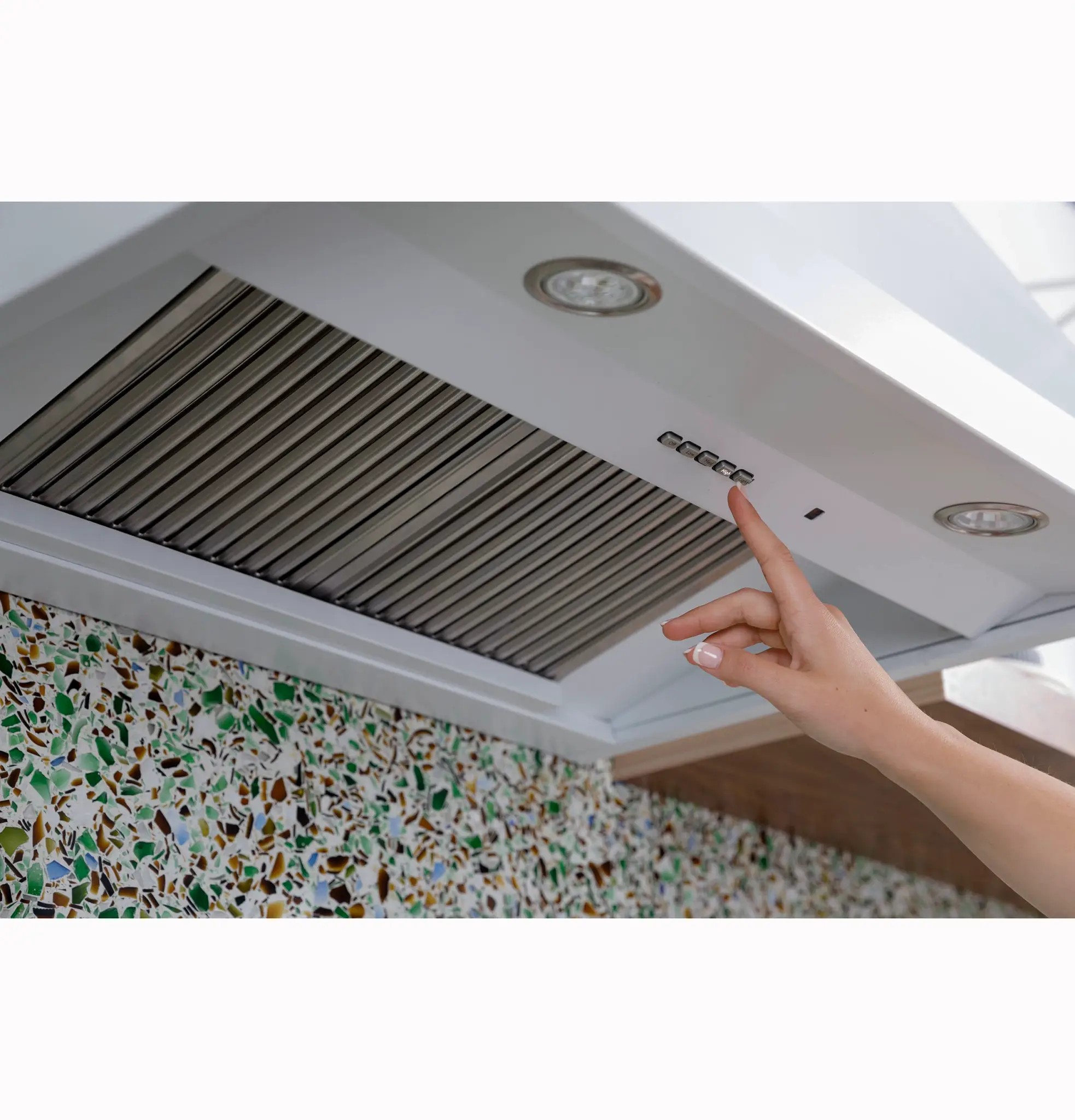 Cafe 36 Series White 36" Commercial Style Wall Hood Cafe 36 Series White 36" Commercial Style Wall Hood