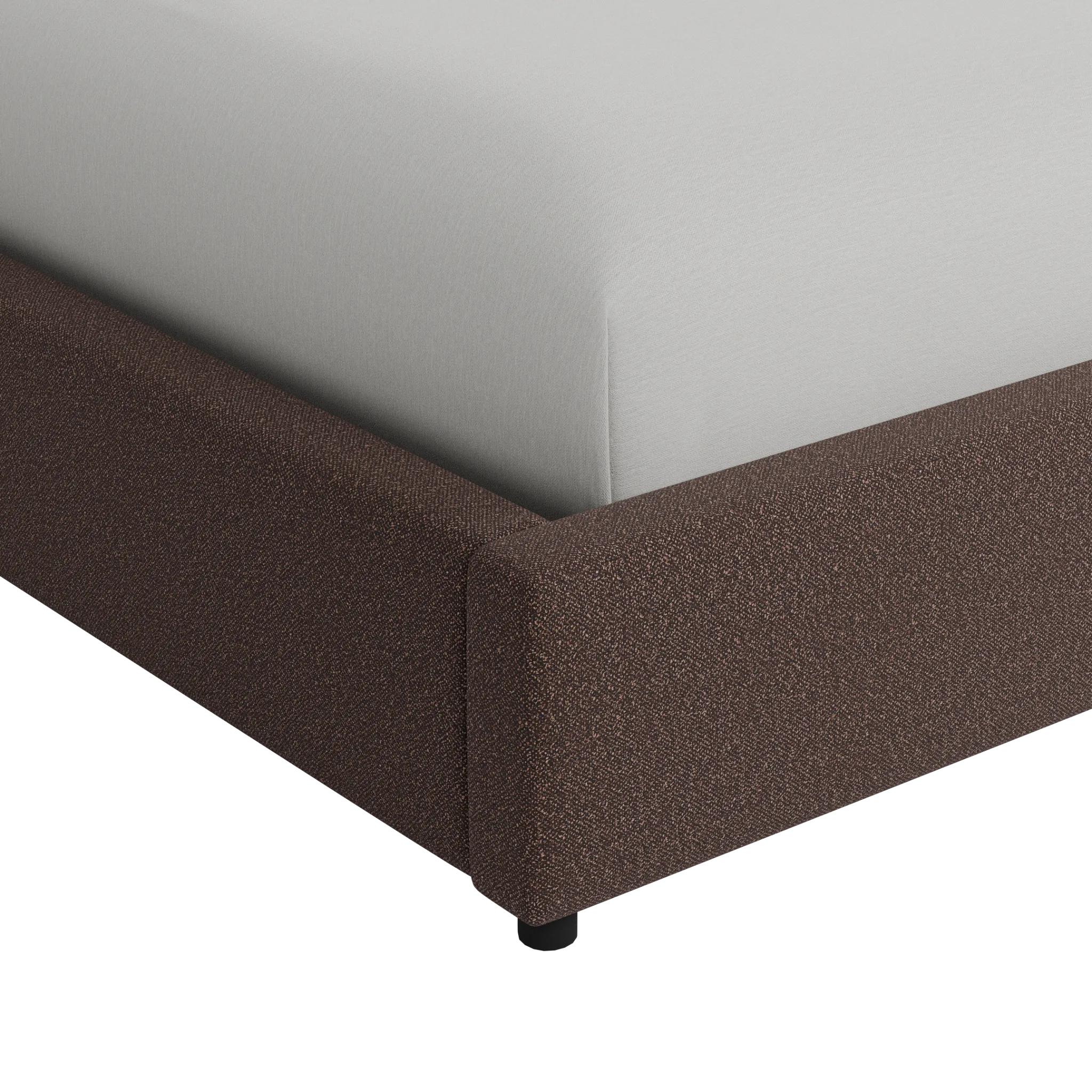 Captiva Elite Dark Brown 48" Upholstered Shelter Bed