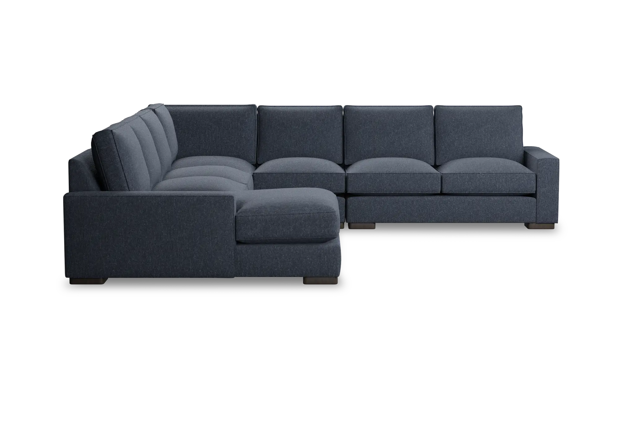 Edgewater Maguire Blue Large Left Chaise Sectional Edgewater Maguire Blue Large Left Chaise Sectional
