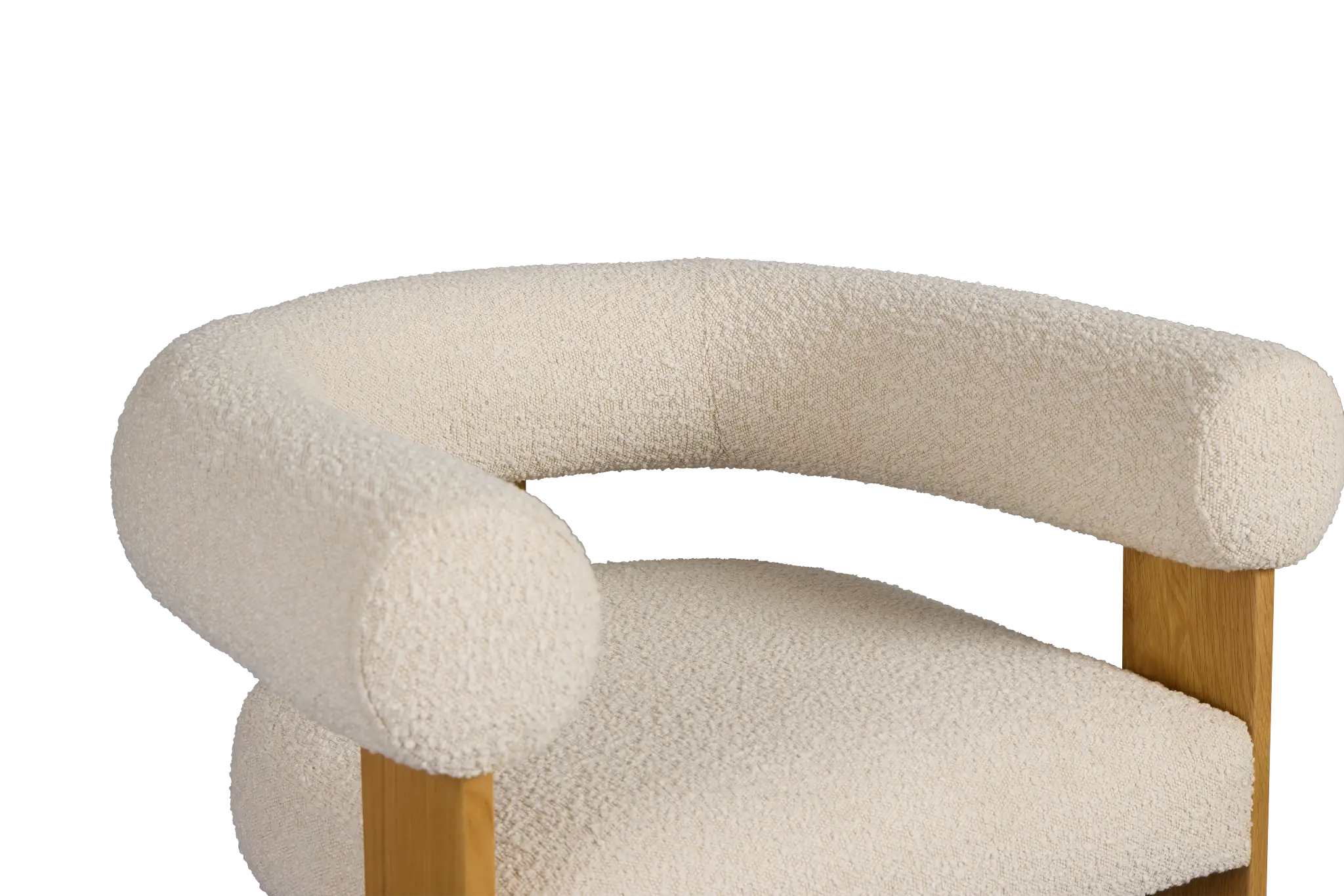 Elara White Fabric Accent Chair Elara White Fabric Accent Chair