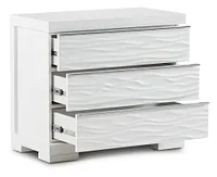 Ocean Drive White Nightstand