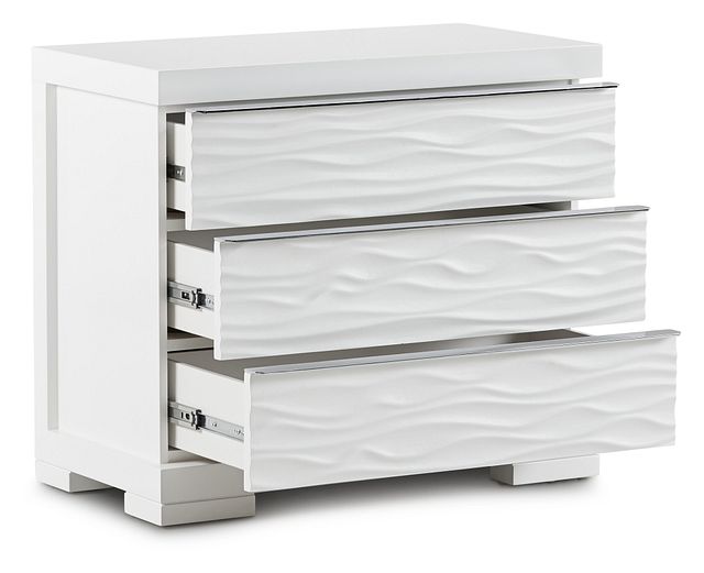 Ocean Drive White Nightstand