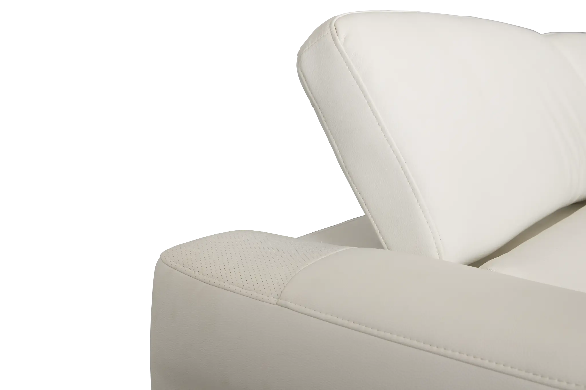 Melody White Storage Small Dual Power Left Chaise Sectional Melody White Storage Small Dual Power Left Chaise Sectional