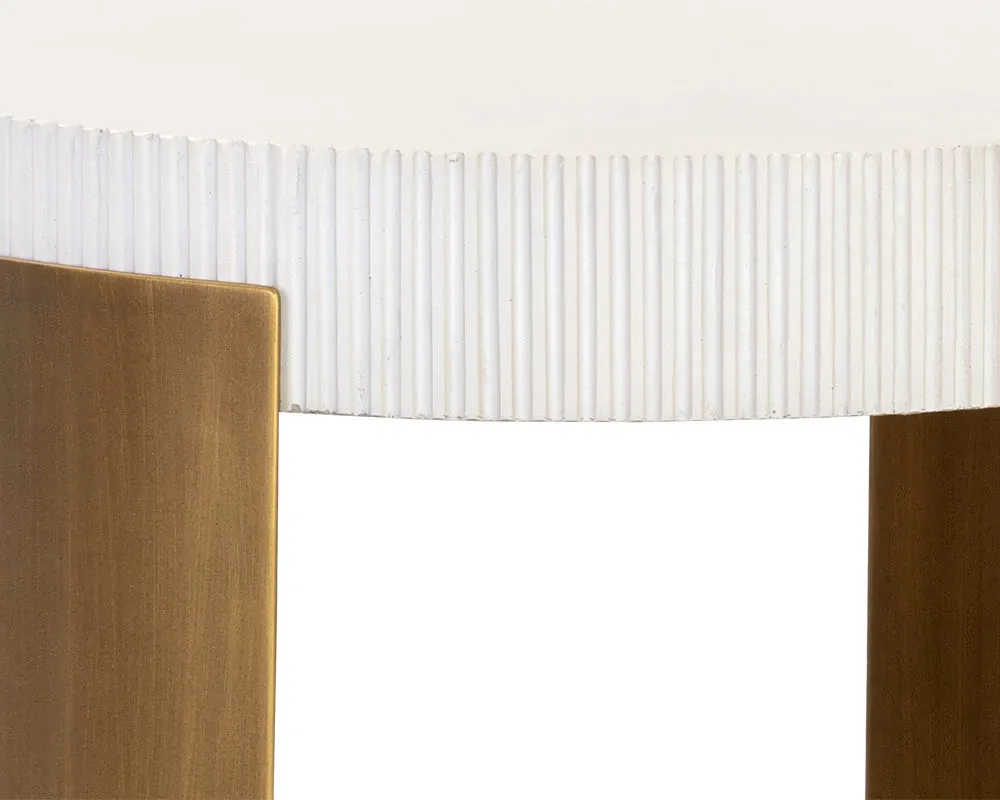Elwyn White Round End Table