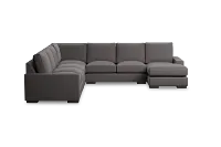 Edgewater Peyton Gray Large Right Chaise Sectional