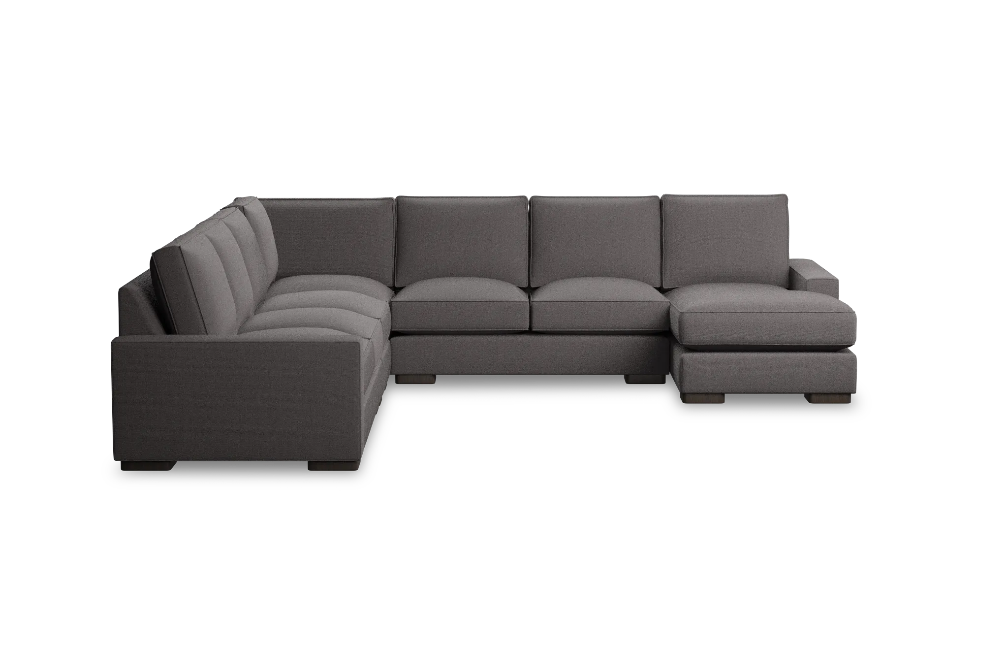 Edgewater Peyton Gray Large Right Chaise Sectional