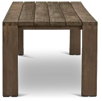 Linear Teak 102" Rectangular Table