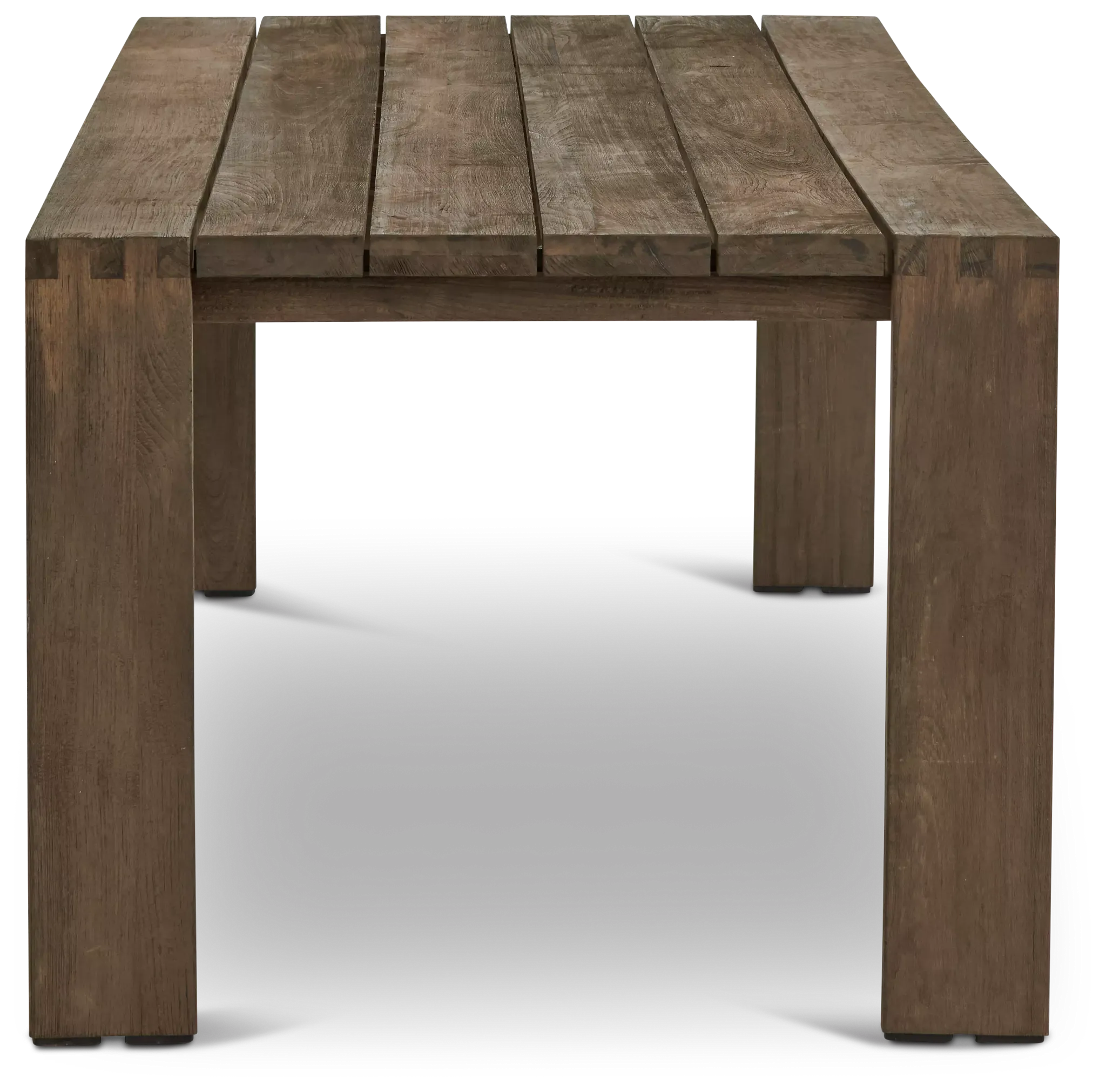 Linear Teak 102" Rectangular Table