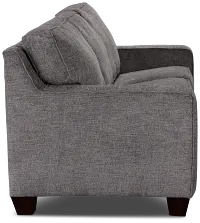 Andie Dark Gray Fabric Memory Foam Sleeper