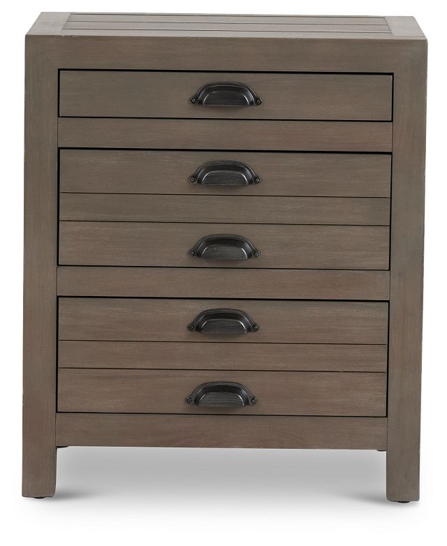 Gilmore Light Tone 3-drawer Nightstand (1)