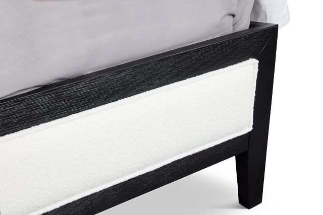 Alden Black Uph Platform Bed