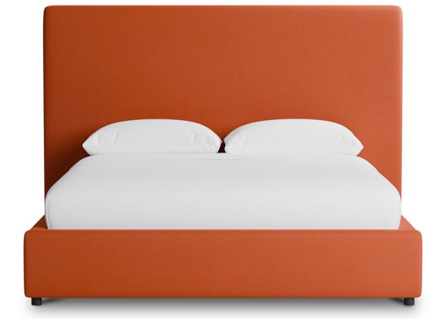 Grayton Joya Orange 54" Upholstered Platform Bed
