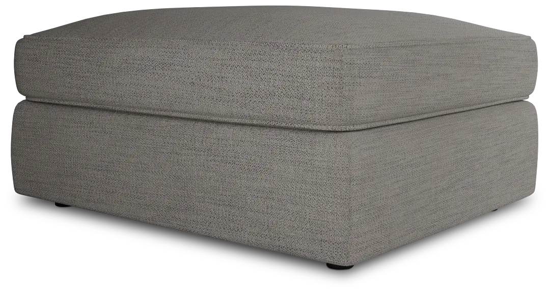 Siesta Maguire Pewter Fabric Ottoman Siesta Maguire Pewter Fabric Ottoman