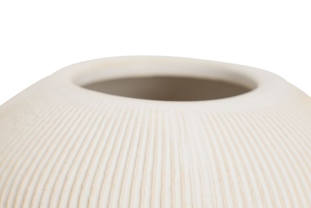 Elula Ivory Medium Vase
