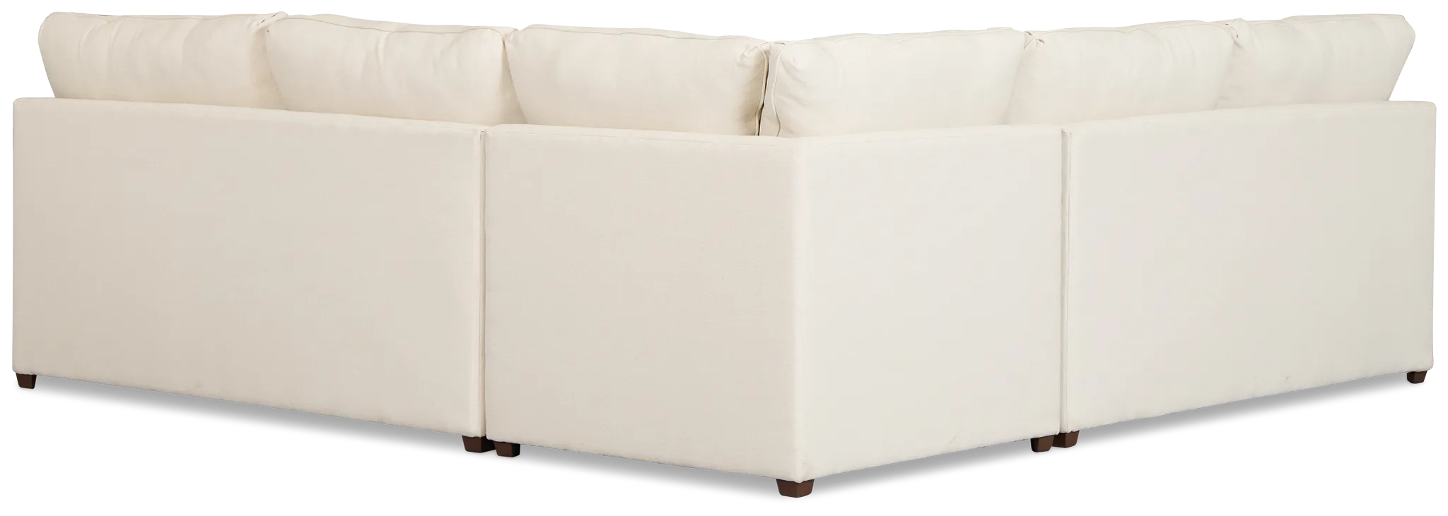 Tate Light Beige Fabric Medium 2-arm Right Facing Sleeper Sectional