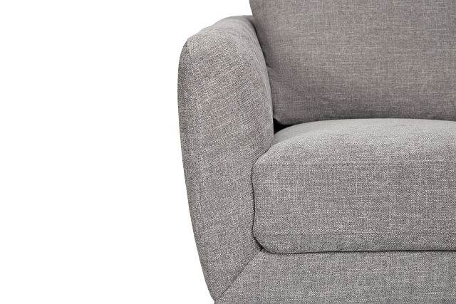 Layla Dark Gray Fabric Chair