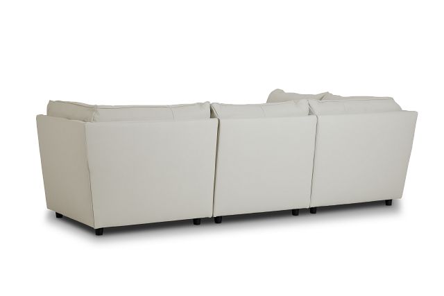 Hudson Taupe Micro 5pc Bumper Sectional
