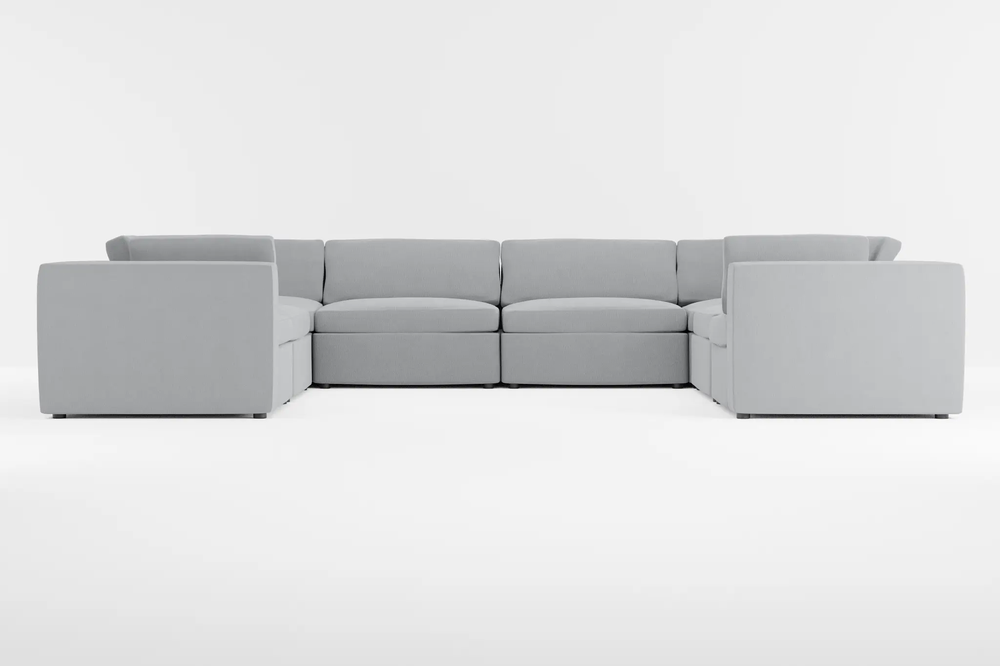Destin Revenue Gray Fabric 8-piece Modular Sectional Destin Revenue Gray Fabric 8-piece Modular Sectional