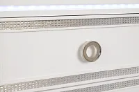Milan White Youth Dresser & Mirror