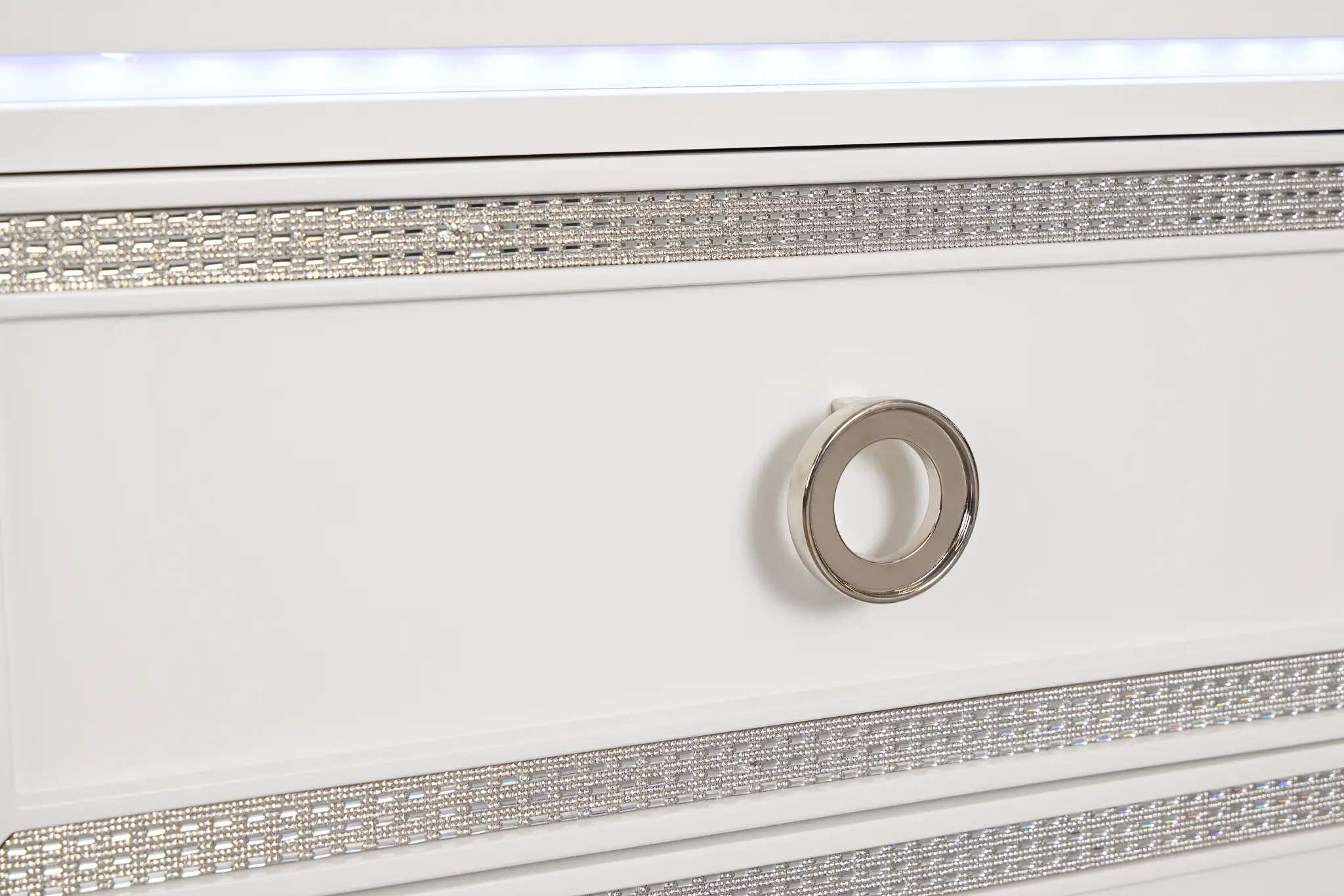 Milan White Youth Dresser & Mirror Milan White Youth Dresser & Mirror