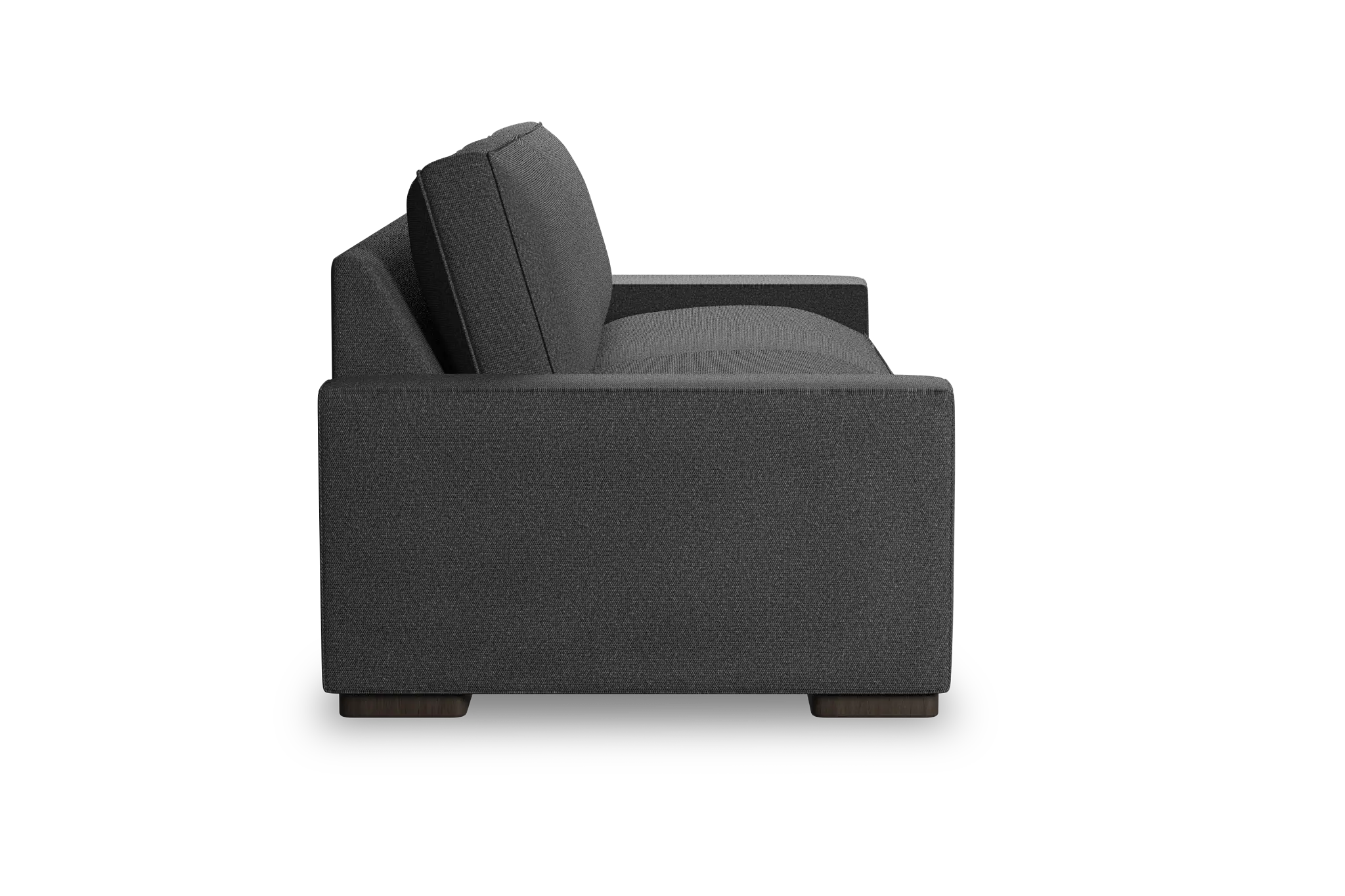 Edgewater Delray Dark Gray 96" Sofa W/ 2 Cushions Edgewater Delray Dark Gray 96" Sofa W/ 2 Cushions