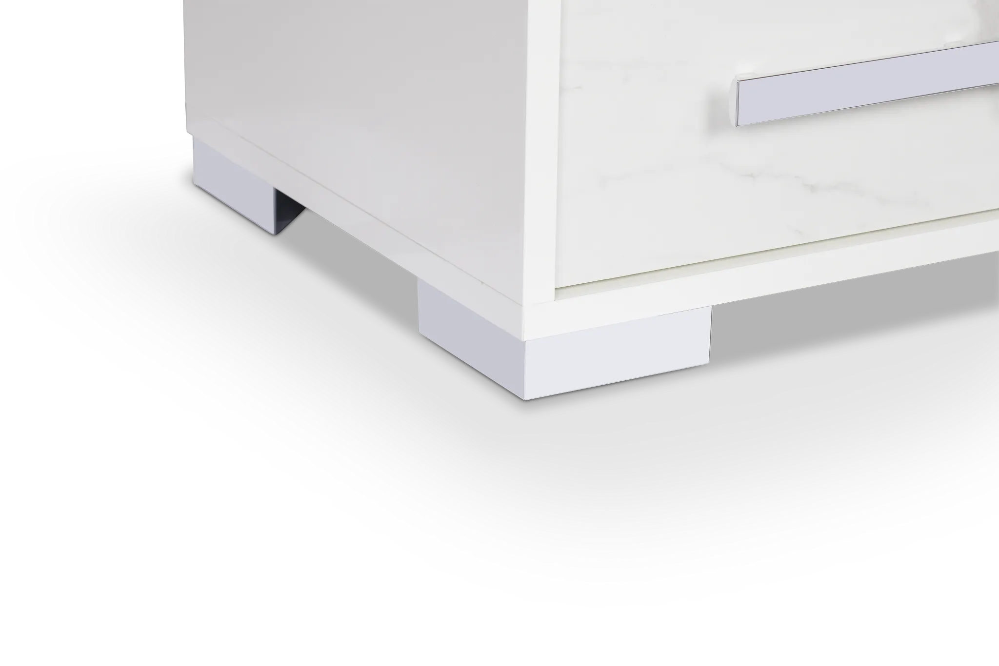 Modena White Nightstand