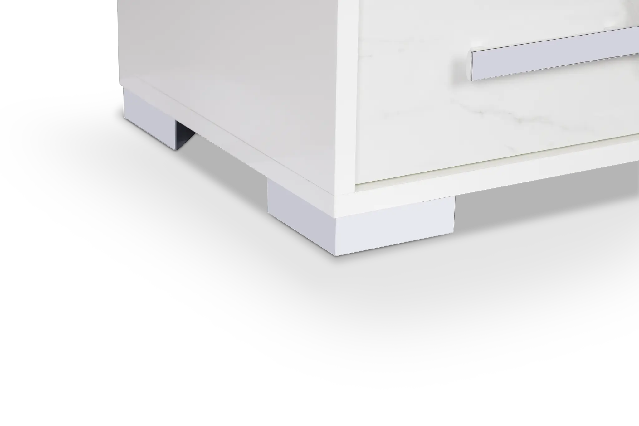 Modena White Nightstand Modena White Nightstand