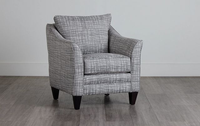 Hugo Gray Fabric Accent Chair (0)