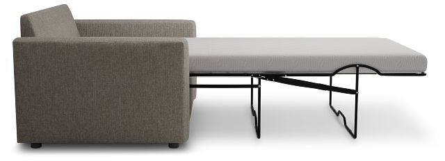 Siesta Elevation Khaki Fabric Memory Foam Sleeper