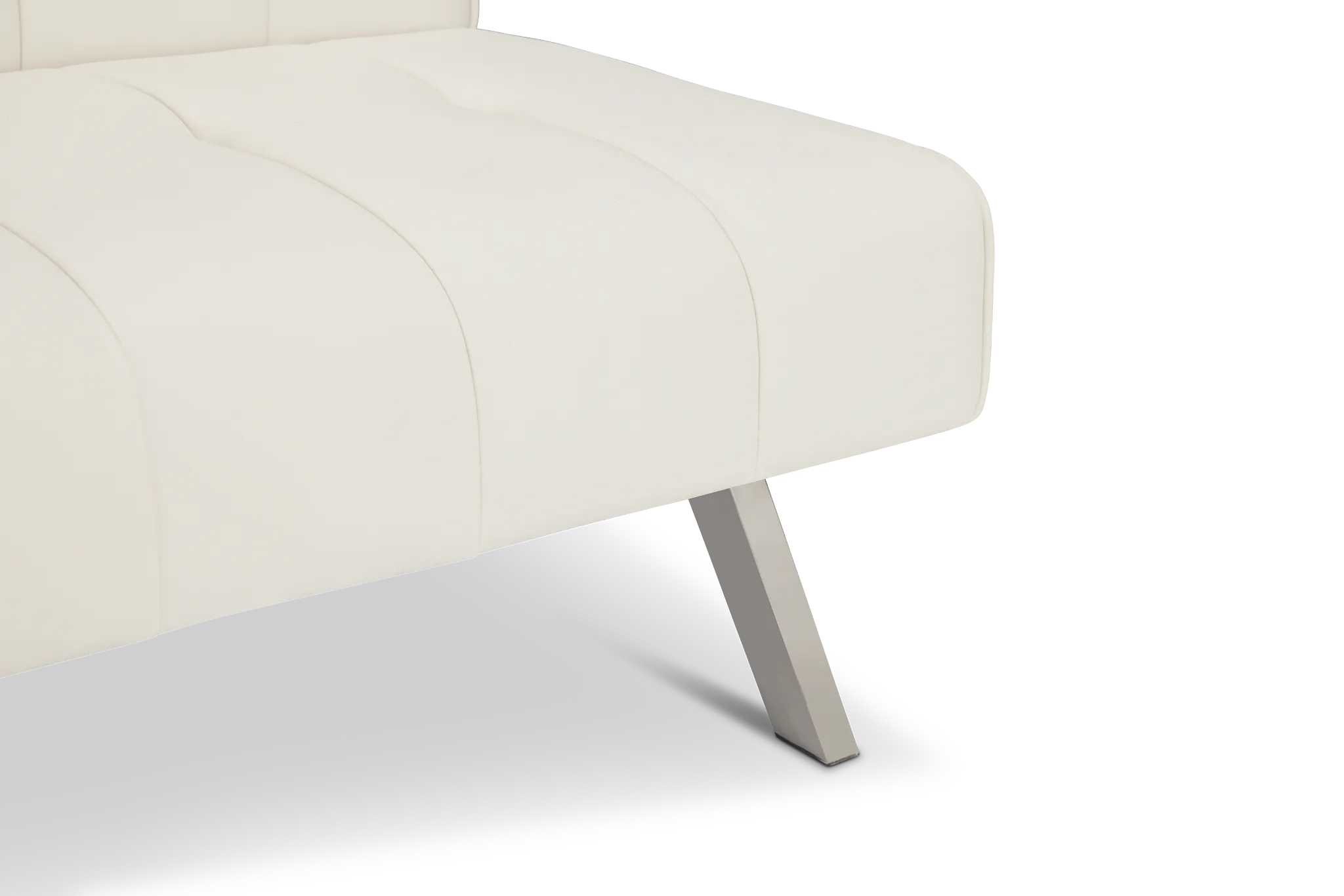 Clay White Micro Sofa Futon