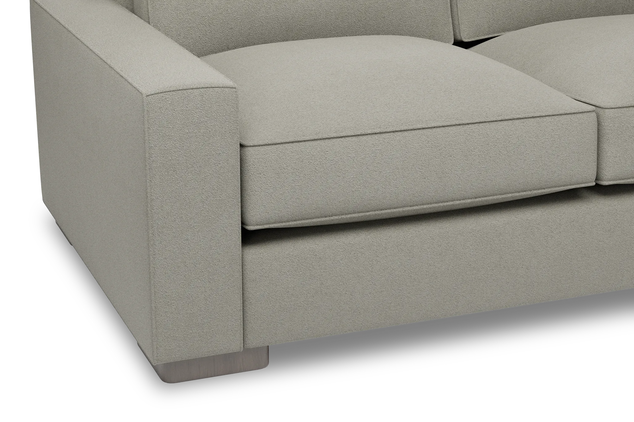 Edgewater Elite Gray Small Two-arm Sectional