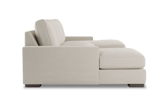 Edgewater Elite Ivory Double Chaise Sectional