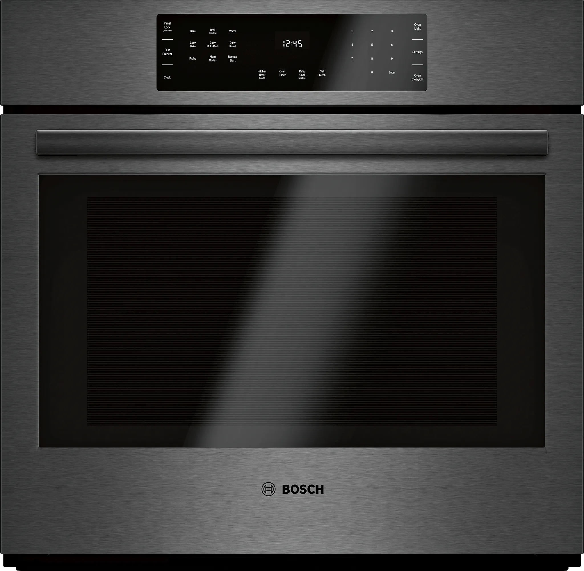 Bosch 800 Series Black 30" Single Electric Oven