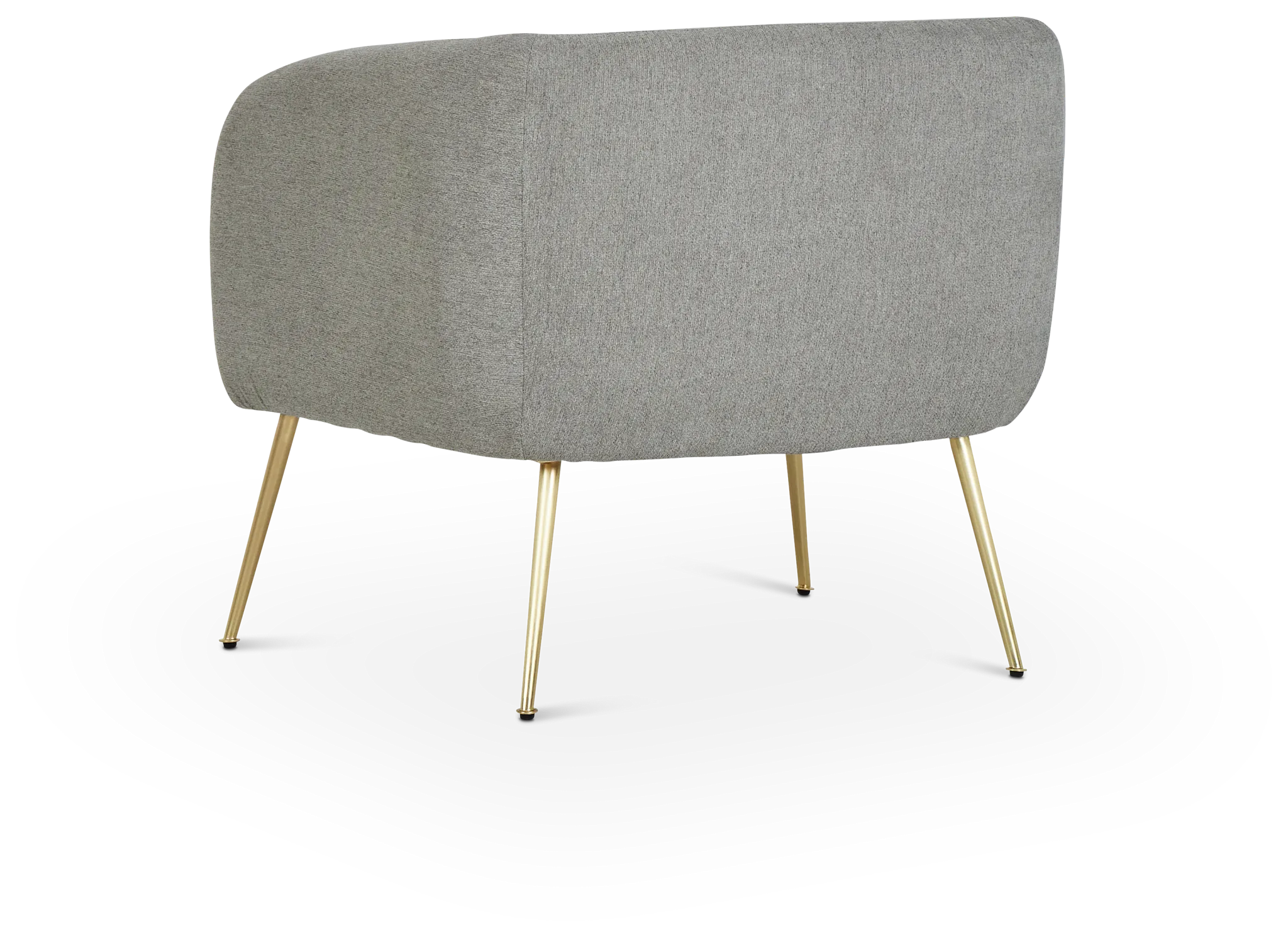 Aubrey Light Gray Fabric Accent Chair