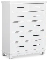 Anton White Drawer Chest