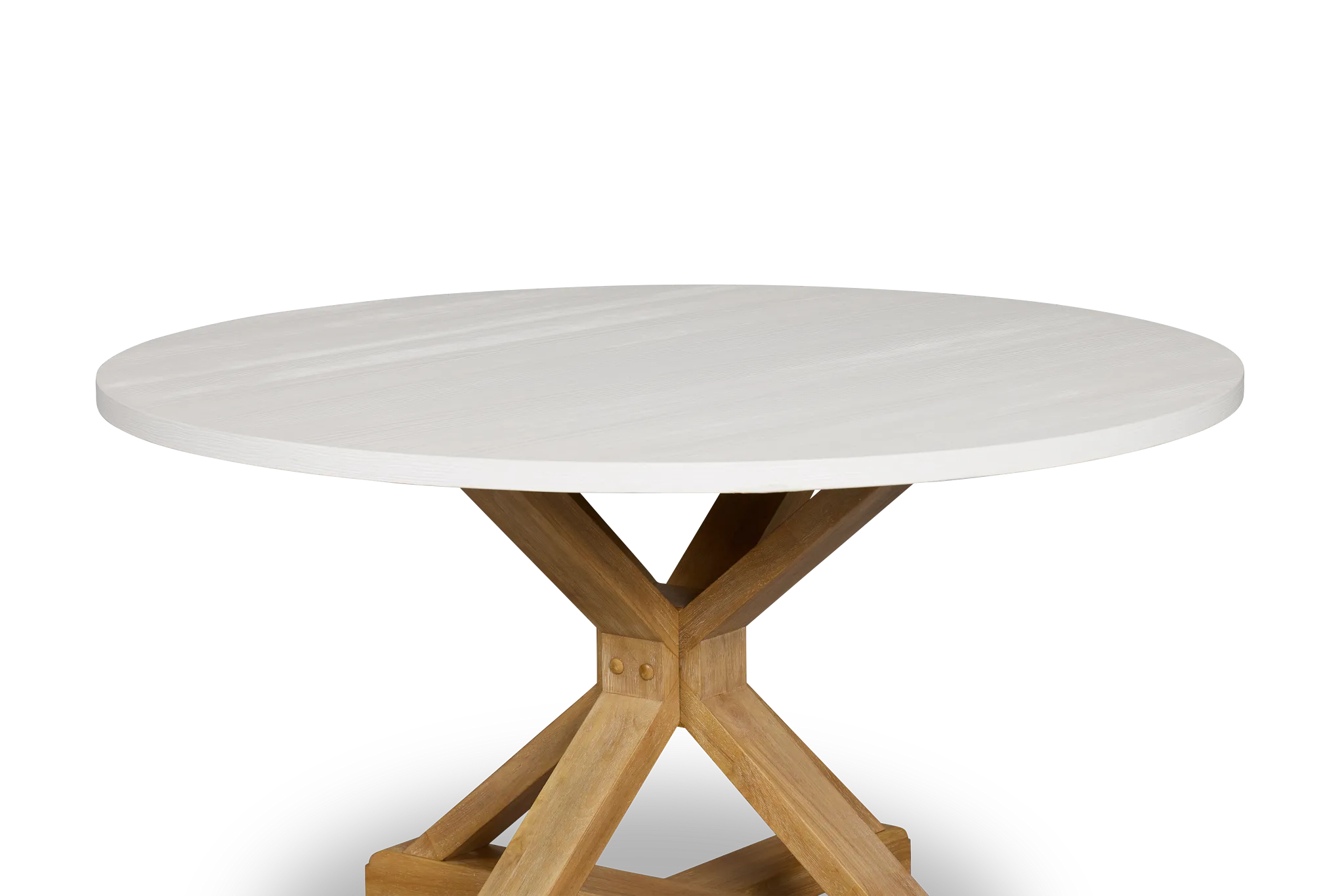 Nantucket Two-tone Pine Round Table