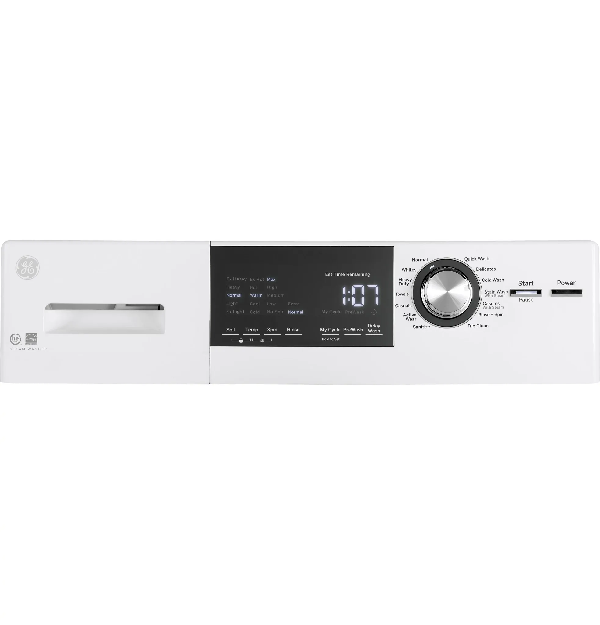 Ge 148 Series White Front Load Washer