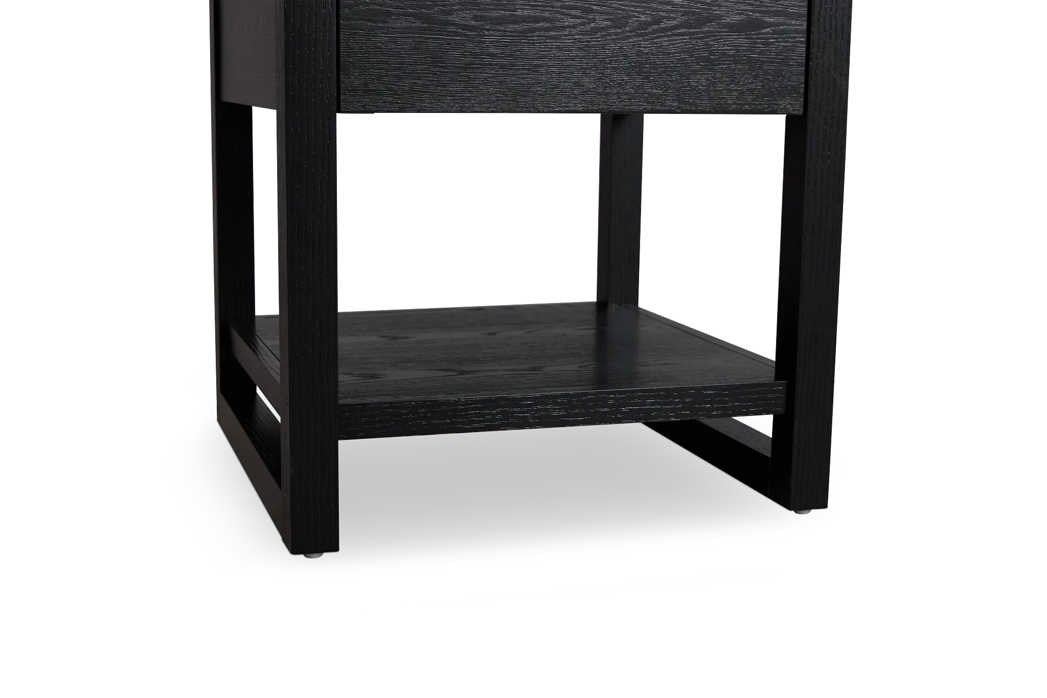 Williamsburg Black Square End Table